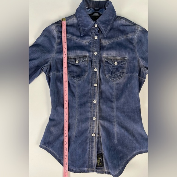 Vivienne Westwood Anglomania X Lee jeans Rider shirt size XS - Picture 9 of 11